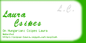 laura csipes business card